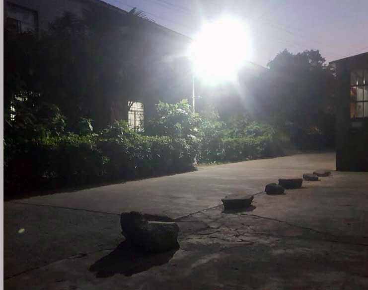 太陽能路燈夜晚效果